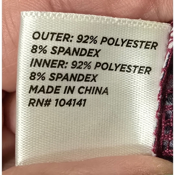 Lady Hagen Blue & Pink Floral Mini Golf Skort Size 14 - Picture 9 of 10